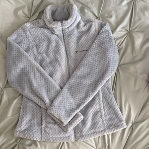 Columbia Soft Gray Textured Jacket Never Worn